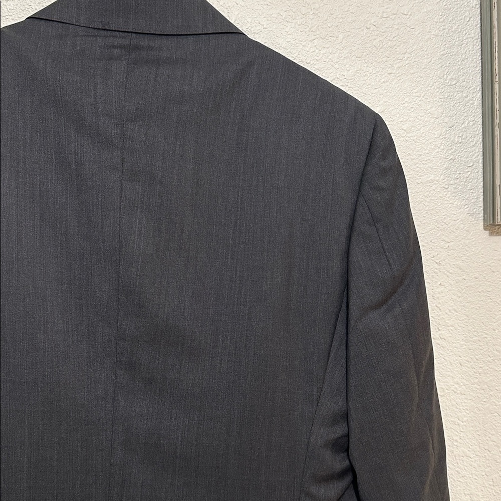 Ermenegildo Zegna Saks Fifth Avenue Charcoal Men's Suit 42R - Picture 12 of 16